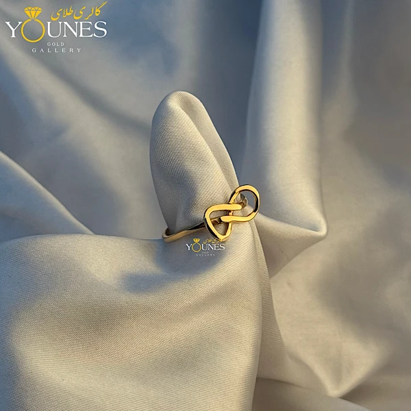 انگشتر طلا مینیمال بینهایت